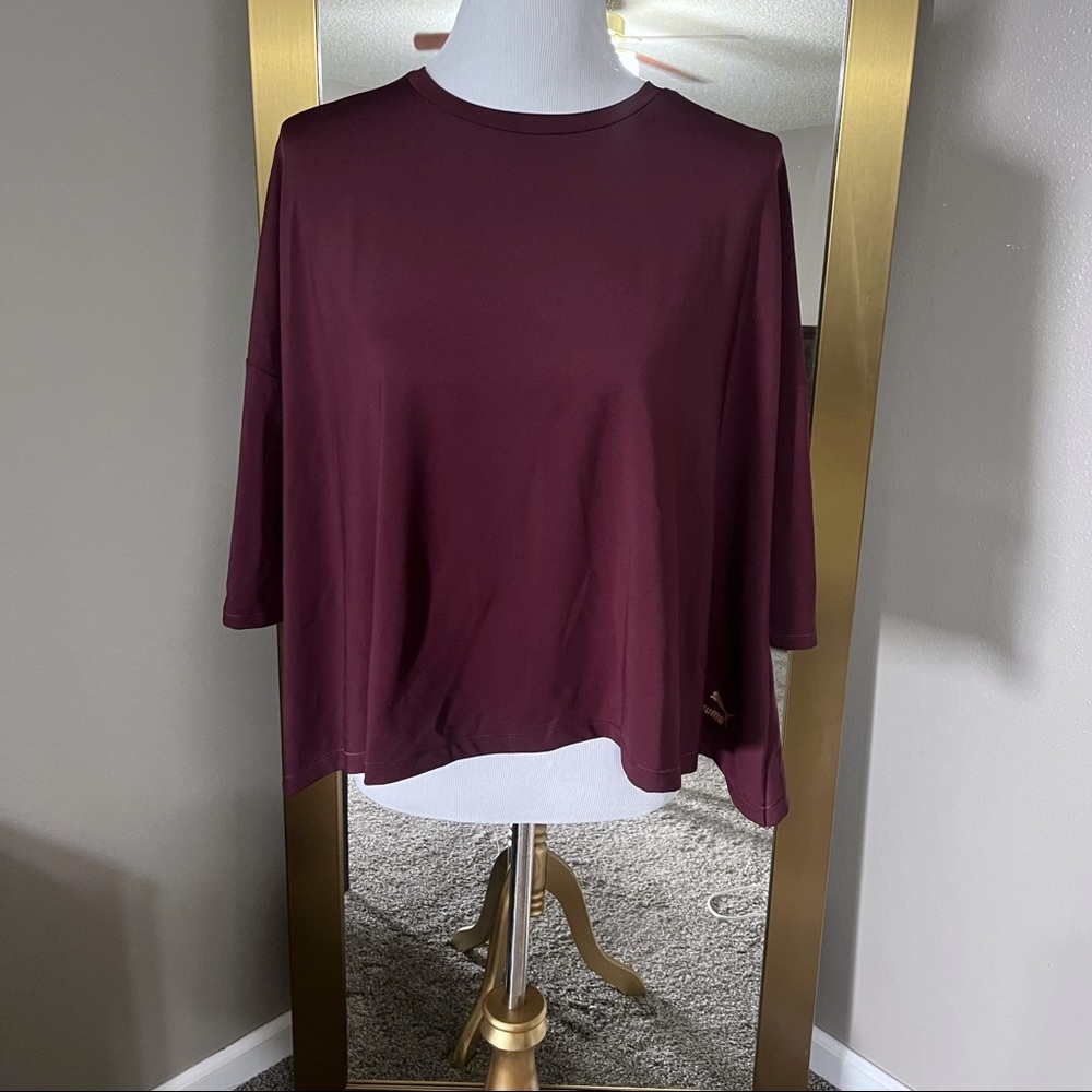 PUMA oversized evo workout top